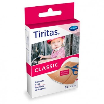 TIRITAS CLASSIC APOSITO ADHESIVO 1 M X 6 CM 10 U
