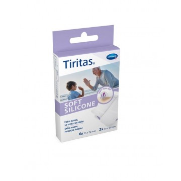 TIRITAS SOFT SILICONE APOSITO ADHESIVO 6 UNID