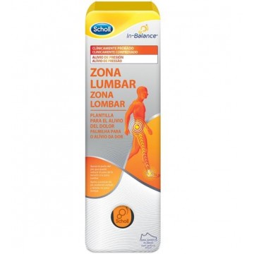 SCHOLL PLANTILLAS ZONA LUMBAR IN-BALANCE T.M 1PA