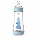 CHICCO PERFECT5 BIBE SILIC AZUL +4M F. MEDIO 300