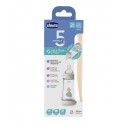 CHICCO PERFECT5 BIBE SILIC NEUTRO +2M F. MEDIO 2