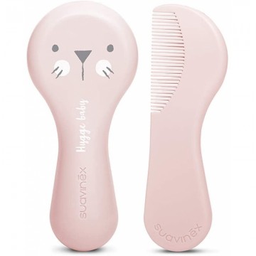 SUAVINEX CEPILLO Y PEINE INFANTIL SOFT ROSA
