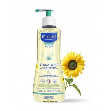 MUSTELA STELATOPIA ACEITE DE DUCHA Y BAÑO 500 ML