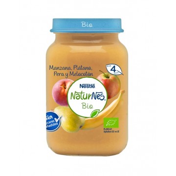 NESTLE NATURNES BIO MANZANA PLATANO PERA Y MELOC