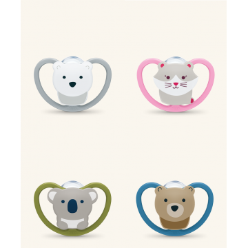 NUK CHUPETE SILICONA SPACE 0-6 MESES 1 UND
