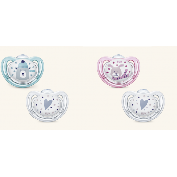 NUK FREESTYLE CHUPETE WINTER SILICONA 0-6 M 2UND