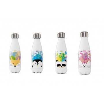 CHICCO BOTELLA PANDA ACERO INOXIDABLE 350 ML