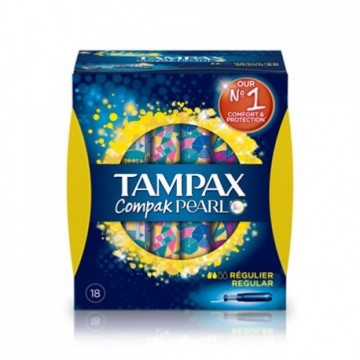 TAMPAX COMPAK PEARL REGULAR 18 UND