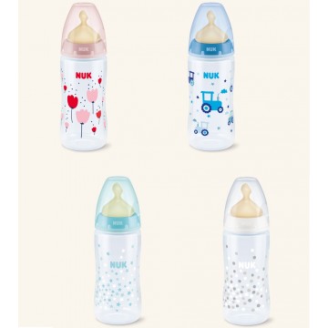 NUK BIBERON FIRST CHOICE LATEX +6M 300ML