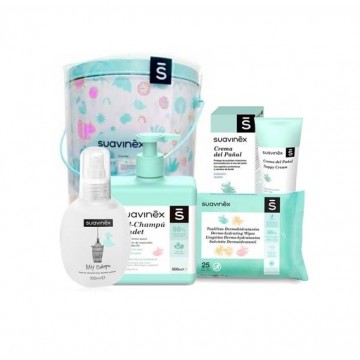 SUAVINEX CUBO METAL BEBE MINT & ROSA PACK