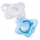 CHICCO CHUPETE MINI SOFT SILICONA AZUL 0-2 M 2UN
