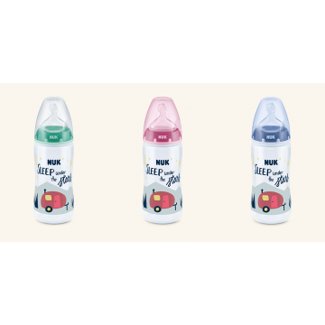 NUK BIBERON SILICONA HELLO ADVENTURE 0-6M 300ML