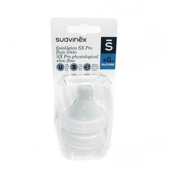 SUAVINEX TETINA SX PRO SILIC. FISIOLOGICA "S" 2U