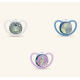 NUK CHUPETE SILICONA SPACE NIGTH 6-18 M 1 UND