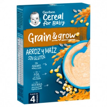GERBER MAIZ Y ARROZ SIN GLUTEN 250 GR