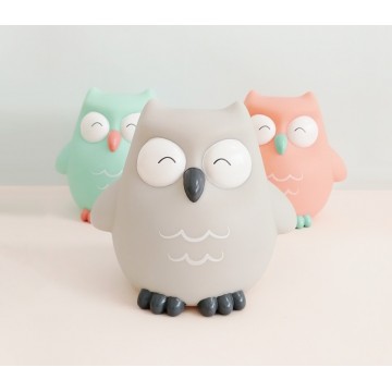 SARO LUZ COMPAÑIA MOCHUELO GRIS, ROSA Y VERDE