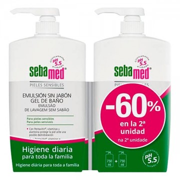 SEBAMED DUPLO -60% GEL BAÑO EMULSION 750ML