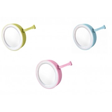 BETER ESPEJO AUMENTO OHH CON PINZA Y LUZ LED