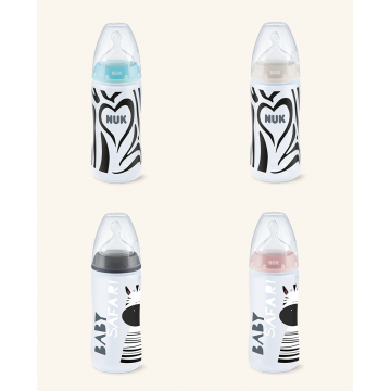 NUK BIBERON BABY SAFARI SILICONA 0-6M 300 ML