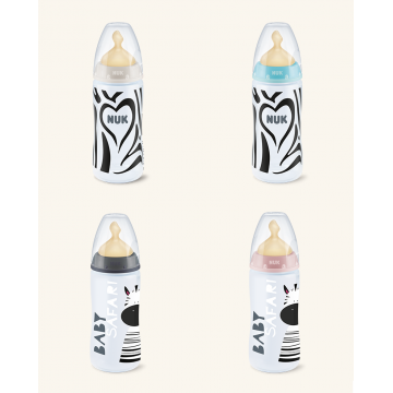 NUK BIBERON BABY SAFARI LATEX 0-6M 300 ML