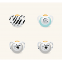 NUK CHUPETE BABY SAFARI LATEX 6-18M 2 UND