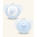 NUKETE VHUPETE BLUE SILICONA 6-18M 2 UND