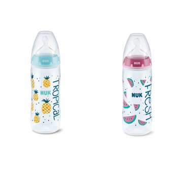 NUK BIBE SILICONA FIRST CHOICE FRUITS 6-18M 360M