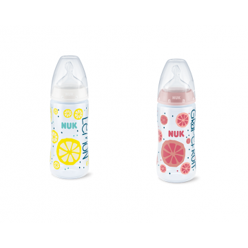 NUK BIBE SILICON FIRST CHOISE FRUITS 0-6 M 300ML