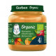 GERBER ORGANIC POTITO MANZ,MELOCOT,ALBARQ 125 GR