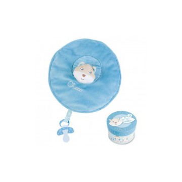 CHICCO SOFT CUDDLES MANTITA AZUL