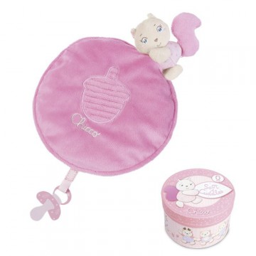 CHICCO SOFT CUDDLES MANTITA ROSA