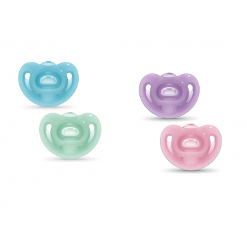 NUK CHUPE SILICONA SENSITIVE 6-18 MESES 2 UND
