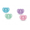 NUK CHUPE SILICONA SENSITIVE 6-18 MESES 2 UND