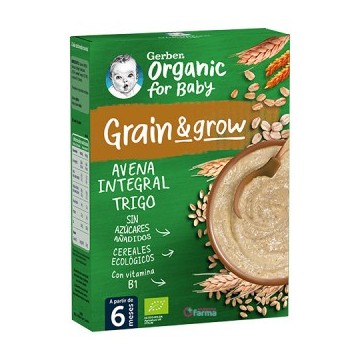 GERBER BIO AVENA Y TRIGO 250 GR