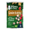 GERBER SNACK ORGANIC TRIGO ARROZ CON FRAMBUESA