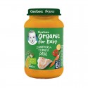 GERBER ORGANIC ZANAHORIA TOMATE PAVO 190 GR