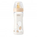CHICCO BIBE VIDRIO LATEX ORIGINAL NEUTRO +0M 240