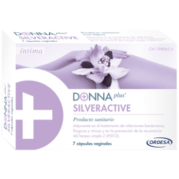 DONNA PLUS SILVERACTIVE 7 CAPSULAS VAGINALES