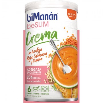 BIMANAN BESLIM CREMA LENTEJAS, CALABAZA Y QUINOA