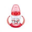 NUK ENTRENA MICKEY 6-18 M ROJO 150 ML