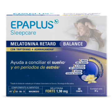 EPAPLUS SLEEPCARE MELATONINA RETARD BALANCE 60 C