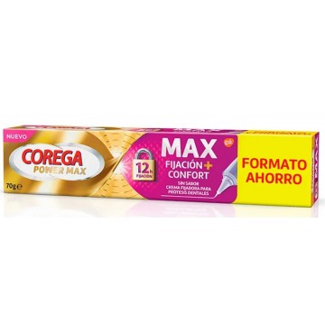 COREGA MAX FIJACION + CONFORT 1 TUBO 70 G SIN SA