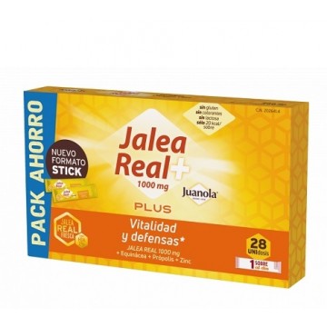JUANOLA JALEA REAL PLUS 28 SOBRES 10 ML