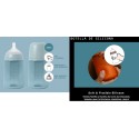 SUAVINEX BIBERON SILICONA SOFT COLOUR +3M 240 M