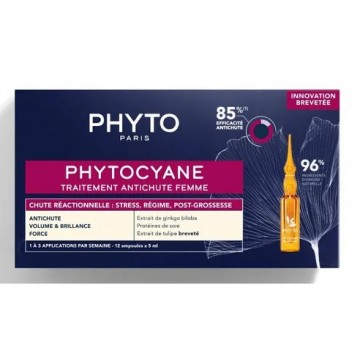 PHYTOCYANE MUJER ANTICAIDA REACCIONAL12 AMPOLLA