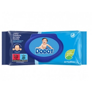 DODOT TOALLITAS AZULES HUMEDAS PARA BEBES 64U