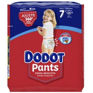 DODOT PANTS TALLA 7 +17 KG 23 UNIDADES