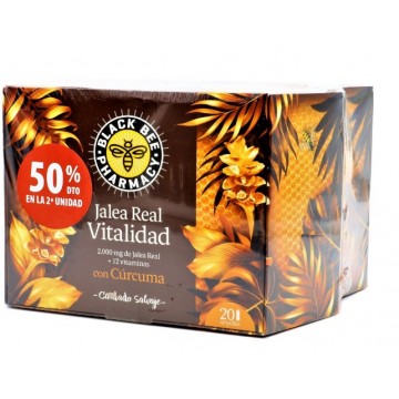 BLACK BEE PACK VITALIDAD (CURCUMA) 2º UD 50%