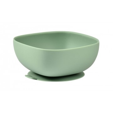 BEABA BOL SILICONA CON VENTOSA VERDE SALVIA