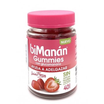 BIMANAN GUMMIES GLUCOMANANO 40 GUMMIES FRESA